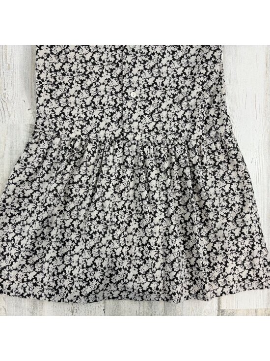 La Coqueta Girls Sz 7 Black Floral Short Sleeve Bow Xana Dress - Picture 12 of 14